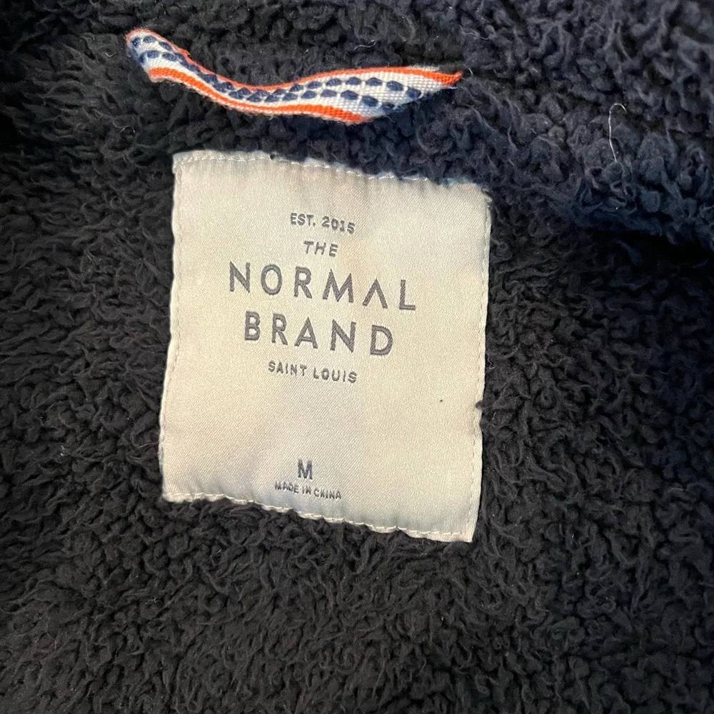 The Normal Brand Women's Denim Moto Jacket, Faded Black, Size Medium, NWT - Picture 5 of 8